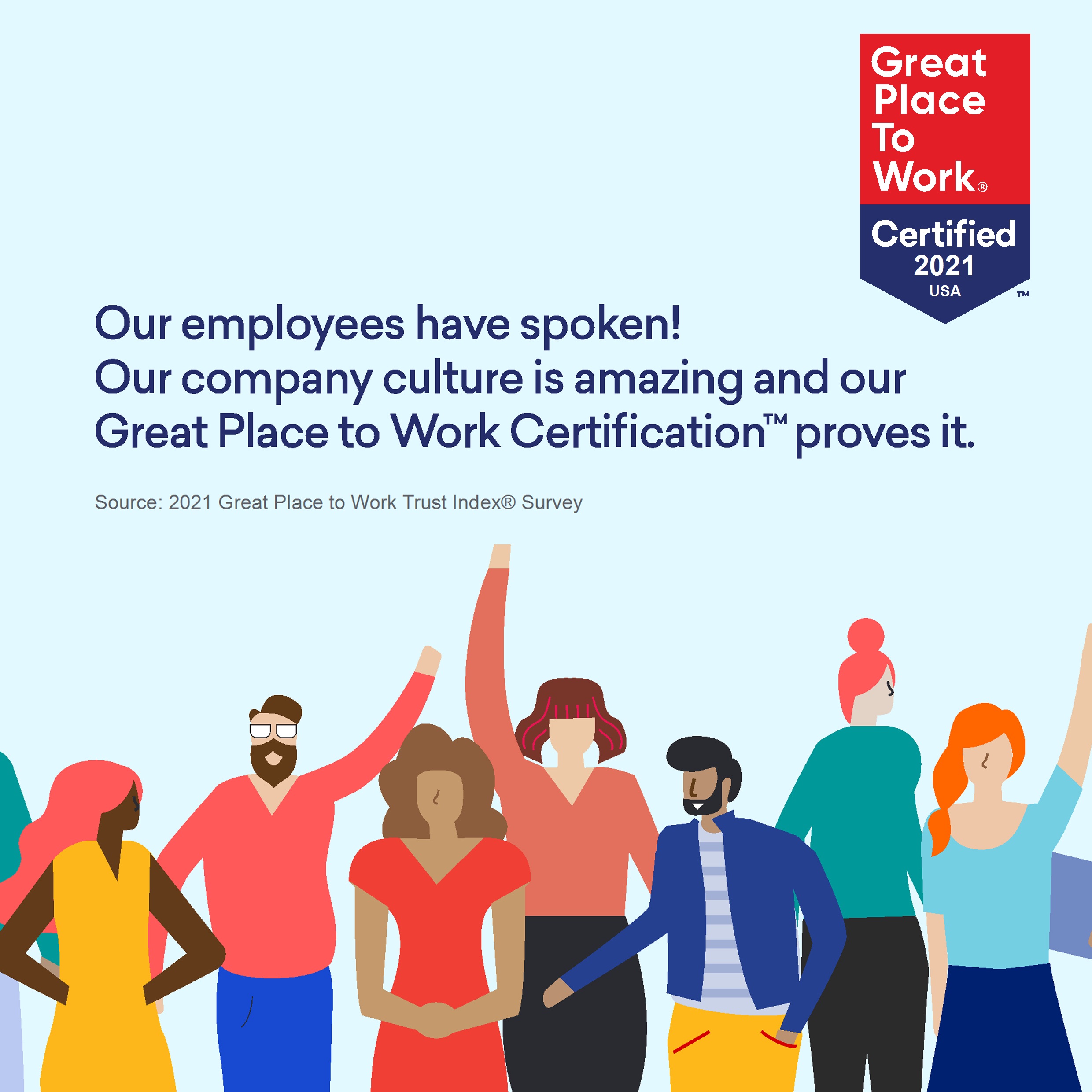 Great Place To Work Certified graphic